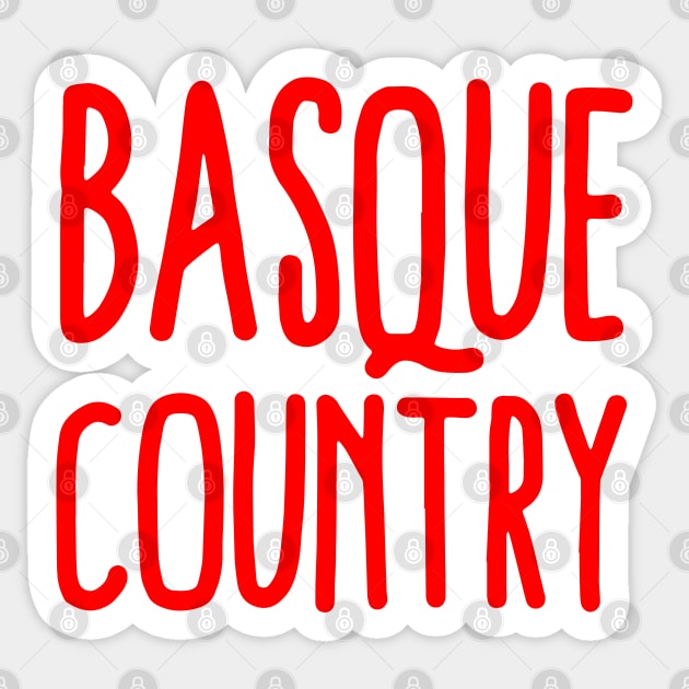 Basque country Sticker by Mr Youpla